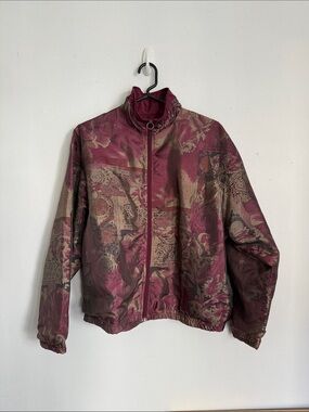 90’s Patterned Windbreaker